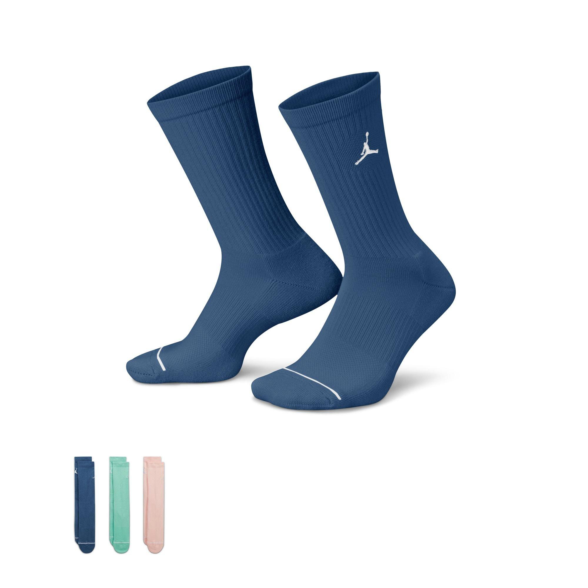 Jordan Everyday Crew Socks (3 Pairs)-Multi-Color